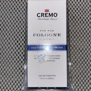 Cremo Men's Cologne No. 18 Iced Citron & Driftwood 3.4 FL oz